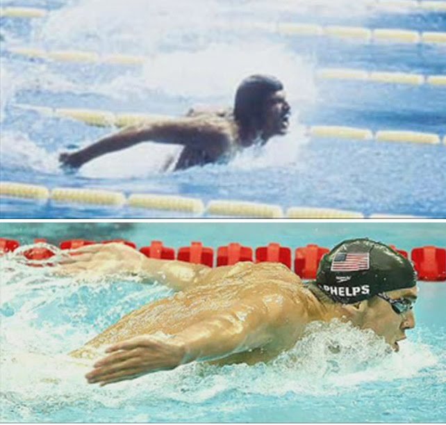Michael Phelps vs. Mark Spitz