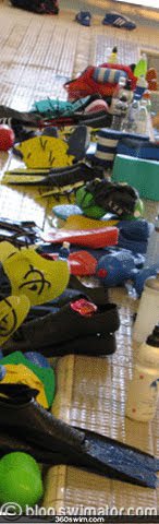 End of the pool equipment