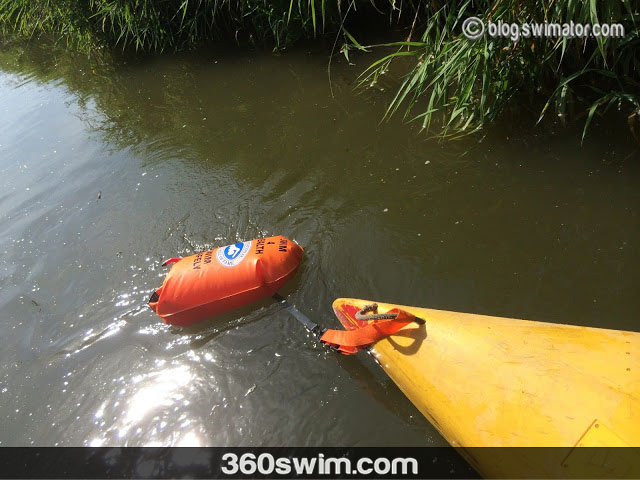 Keep the tow float attached to a boat