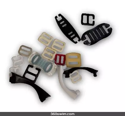 Google nose pieces, strap brackets and adjusters Google nose pieces, strap brackets and adjusters