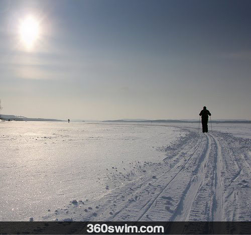 Best cross training for swiming - cross-country skiing