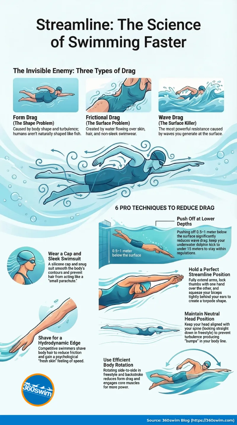 The Science of Swimming Faster Illustration